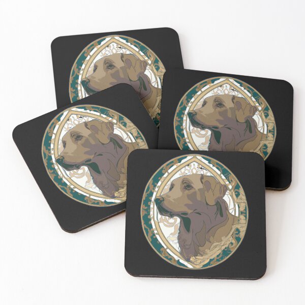 Item preview, Labrador Retriever Art Nouveau Style 02 designed and sold by RoughShirts.