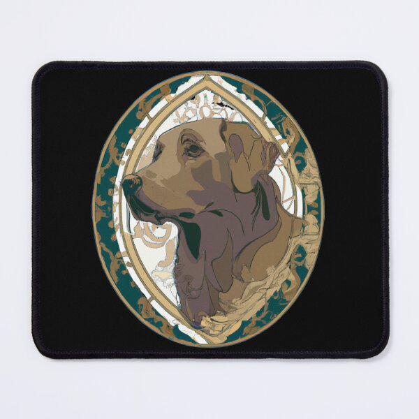 Item preview, Labrador Retriever Art Nouveau Style 02 designed and sold by RoughShirts.