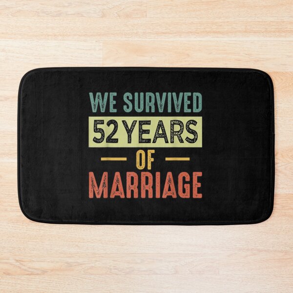 Item preview, We Survived 52 Years Of Marriage Couple 52nd Anniversary designed and sold by dolsy-store.