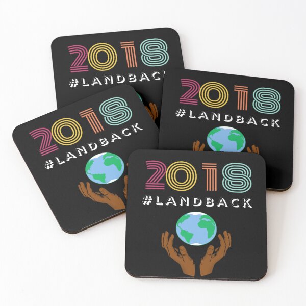 Item preview, Colorful Landback | Dark Background designed and sold by embaarc.