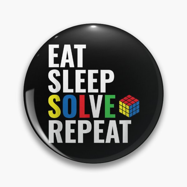 Item preview, Eat Sleep Solve Repeat Speed Cubing Puzzle Cube designed and sold by ArcanWilkinson.
