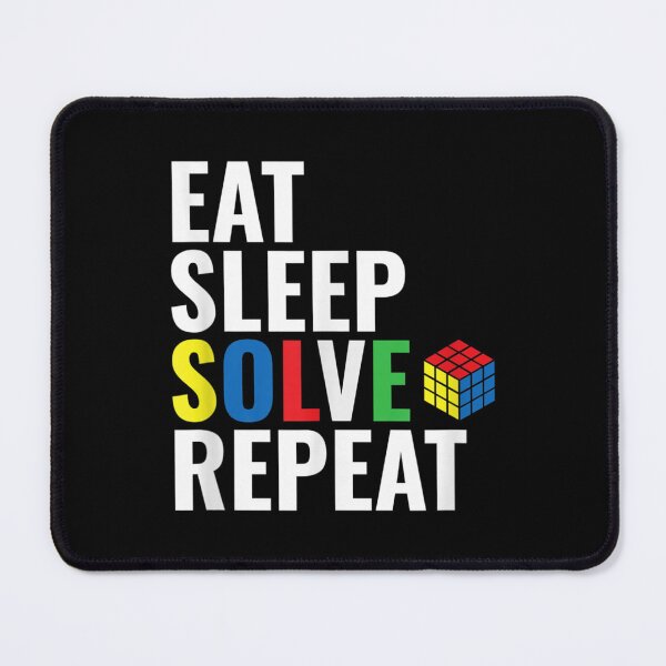 Item preview, Eat Sleep Solve Repeat Speed Cubing Puzzle Cube designed and sold by ArcanWilkinson.