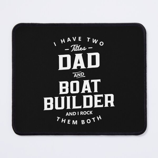 Item preview, Dad and Boat Builder Funny Job Title Profession Birthday Worker designed and sold by cidolopez.
