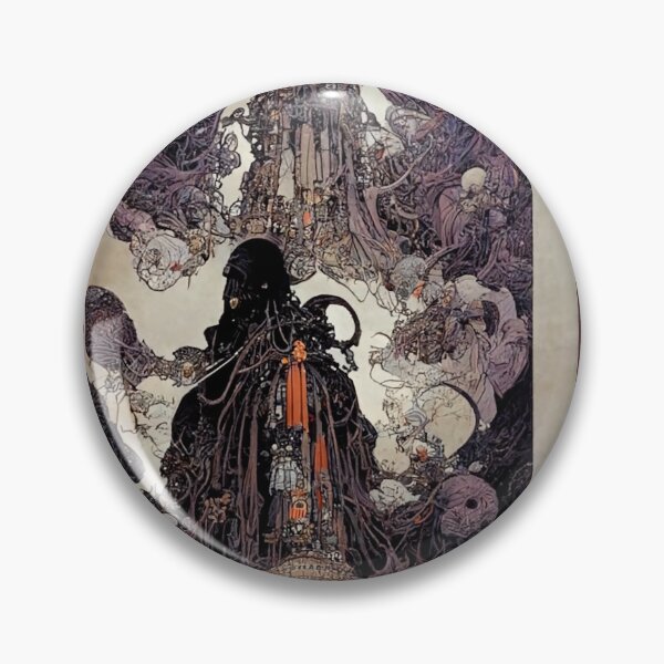 Artikelvorschau, Pineal Gland Fantasy Pirate Samurai Tecno Noir Cyber Punk Demon Hunter entworfen und verkauft von esotericorigins.
