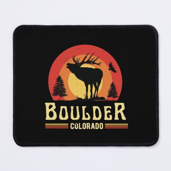Item preview, Boulder Colorado Vintage Sunset Elk Rocky Mountains designed and sold by jutulen.