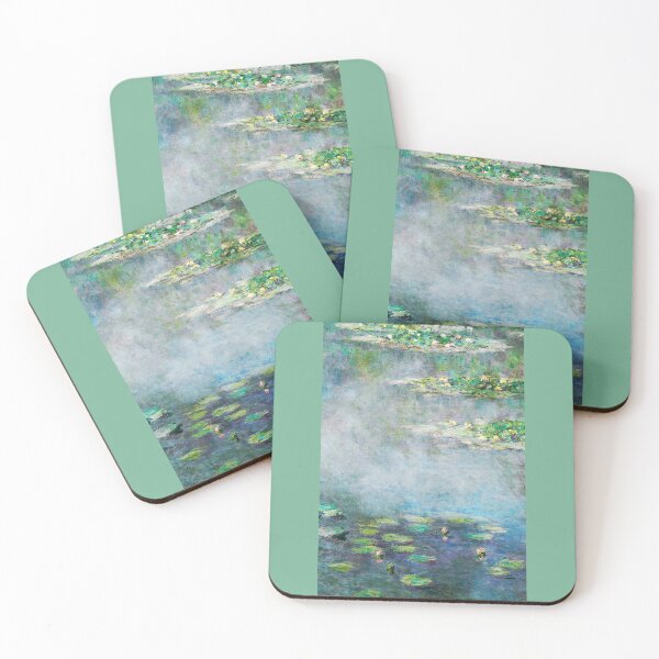 Item preview, 1906 Water Lilies oil on canvas.  Famous vintage fine art by Claude Monet. designed and sold by naturematters.