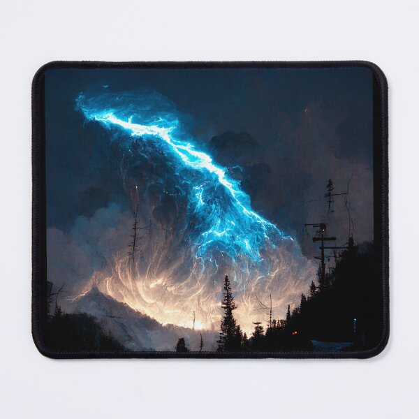 Item preview, Enormous Apocalyptic Blue Lightning Bolt designed and sold by Phillip Venter.