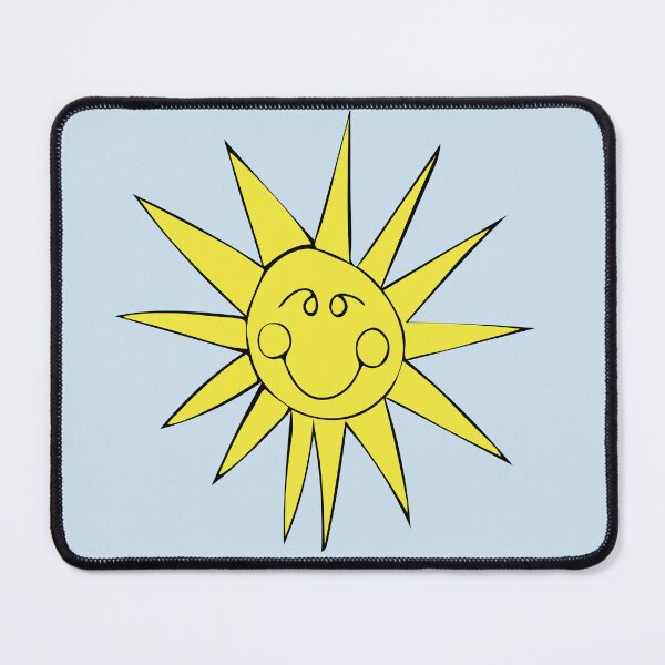 Item preview, Big Happy Smiling Yellow Sunshine Cartoon Illustration designed and sold by AngelDawnDesign.