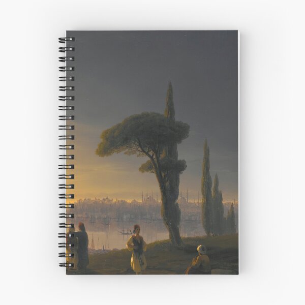 Item preview, The Galata Tower By Moonlight - Ivan Konstantinovich Aivazovsky  designed and sold by TeeARTHY.