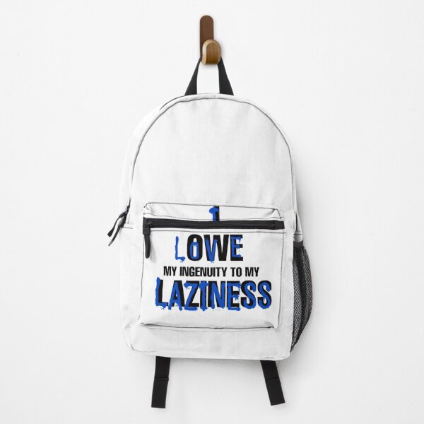 Item preview, I love laziness, I owe to my laziness designed and sold by savrins.