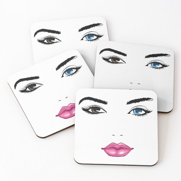 Item preview, Different colored eyes(Heterochromia) line art designed and sold by dennaibz.