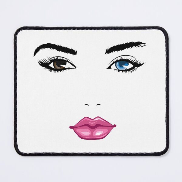 Item preview, Different colored eyes(Heterochromia) line art designed and sold by dennaibz.