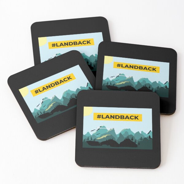 Item preview, Decolonize Landback | Dark Background designed and sold by embaarc.