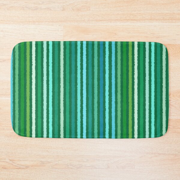Item preview, Chalk Stripes, Jade Green and Aqua designed and sold by Marymarice.