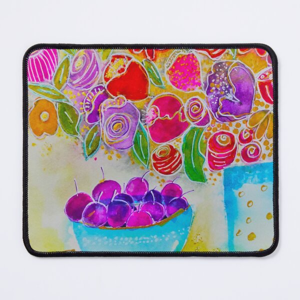 Item preview, Cherries in a Bowl designed and sold by AntoinetteAlexi.