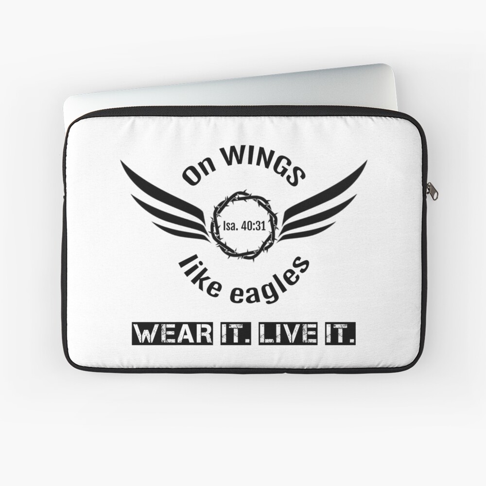 On Wings Like Eagles apparel  Pin for Sale by OWLEApparel