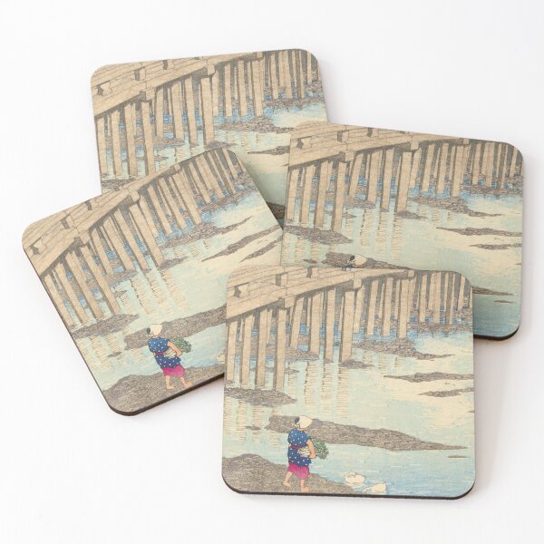 Item preview, The Gion bridge in Hondo in Amakusa by Kawase Hasui designed and sold by Vintage Wall Art.