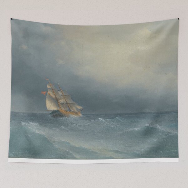 Item preview, The Lifting Storm - Ivan Konstantinovich Aivazovsky  designed and sold by TeeARTHY.