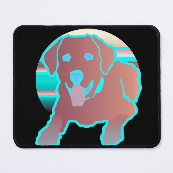 Item preview, 80s Labrador Dog Synthwave Design 02 designed and sold by RoughShirts.