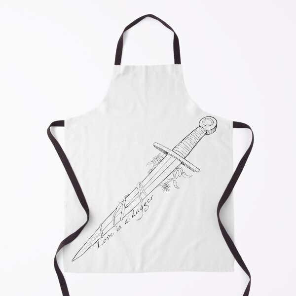 Item preview, Love Is A Dagger Floral (Colorless Version) designed and sold by NoctuarryDraws.