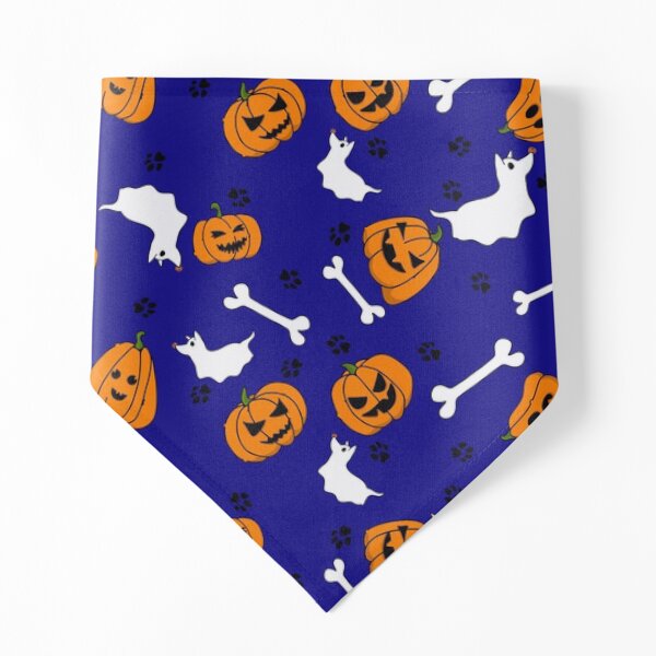 Ghost Puppies (blue) Pet Bandana
