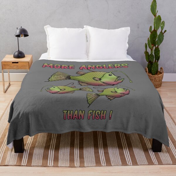 Item preview, More anglers than fish funny fishing design designed and sold by TipTopTapo.