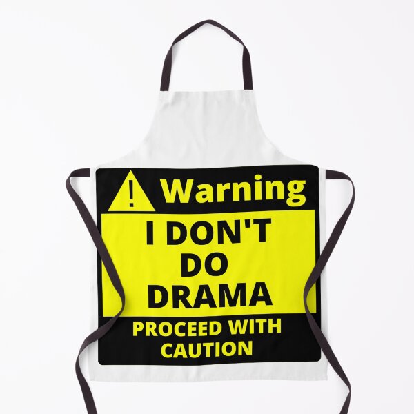Item preview, Human Warning Label I Don't Do Drama Proceed With Caution Sarcastic designed and sold by Sonatablue.
