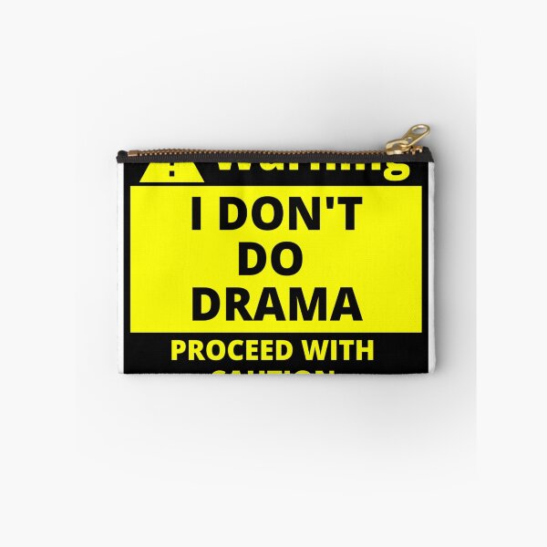 Item preview, Human Warning Label I Don't Do Drama Proceed With Caution Sarcastic designed and sold by Sonatablue.