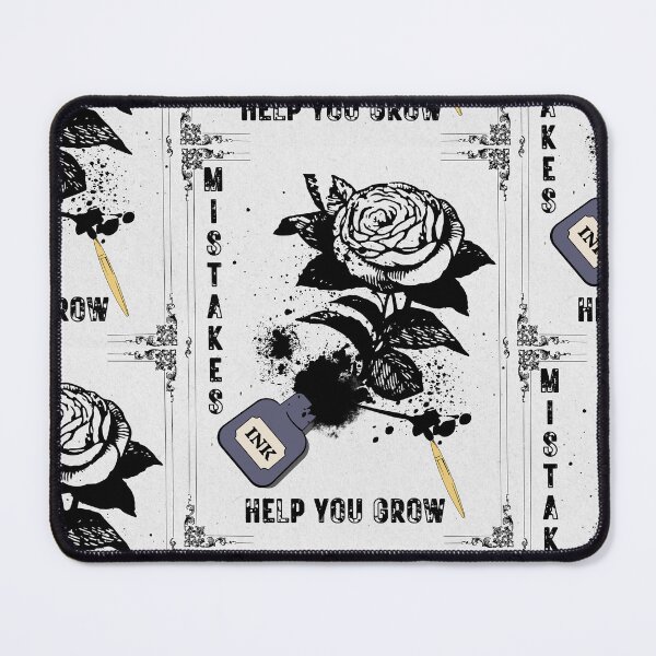 Item preview, Mistakes Help You Grow (Spilled Ink Blossom) designed and sold by SimplyMe-Plus.