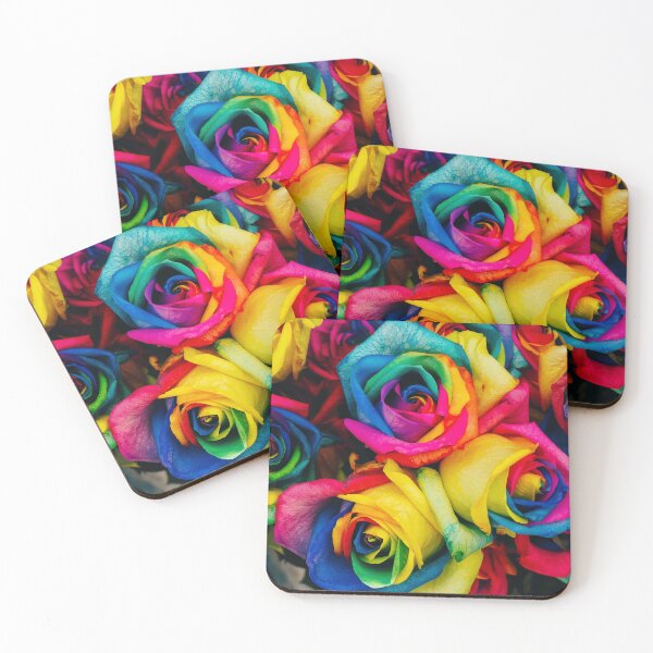 Item preview, Rainbow Roses Pattern designed and sold by Rell1970.