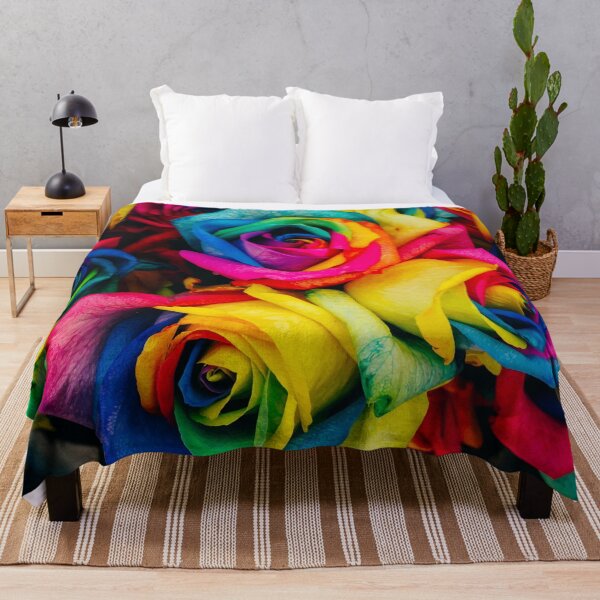 Item preview, Rainbow Roses Pattern designed and sold by Rell1970.
