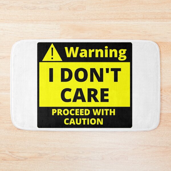 Item preview, Human Warning Label I Don't Care Proceed With Caution Sarcastic designed and sold by Sonatablue.