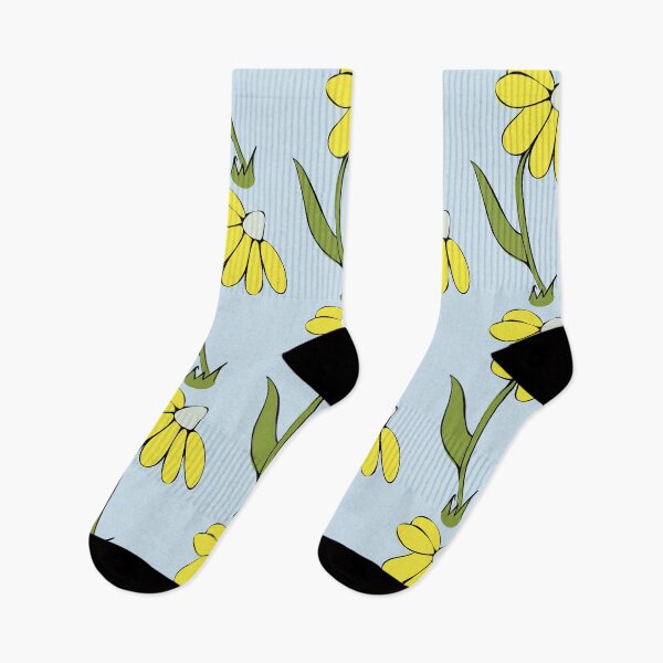Item preview, Single Cute Yellow Daisy Whimsical Cartoon illustration designed and sold by AngelDawnDesign.