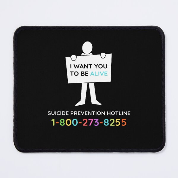 Item preview, Suicide Awareness I Want You To Be Alive | Dark Background designed and sold by embaarc.