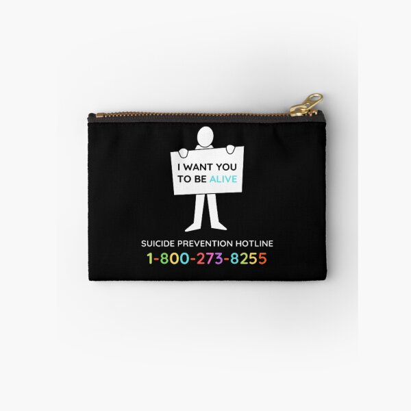Item preview, Suicide Awareness I Want You To Be Alive | Dark Background designed and sold by embaarc.