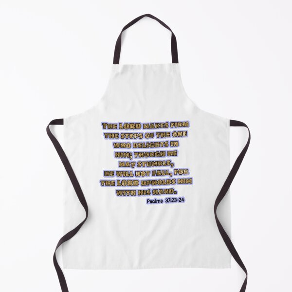 Item preview, The Lord makes firm the step of the one who delights in him. designed and sold by Scripcher.