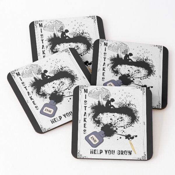 Item preview, Mistakes Help You Grow (Spilled Ink Fairy Field) designed and sold by SimplyMe-Plus.