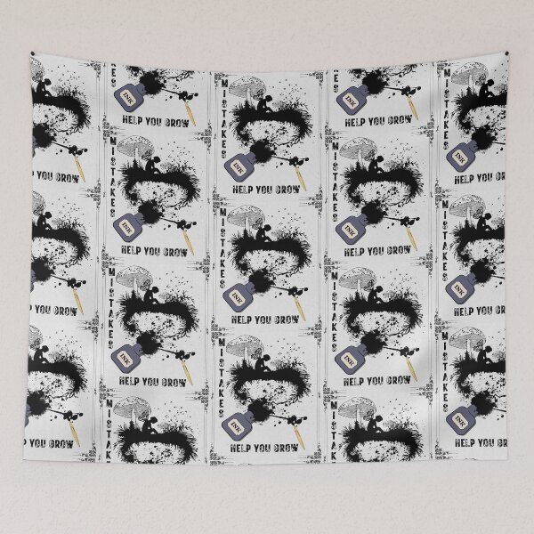 Item preview, Mistakes Help You Grow (Spilled Ink Fairy Field) designed and sold by SimplyMe-Plus.