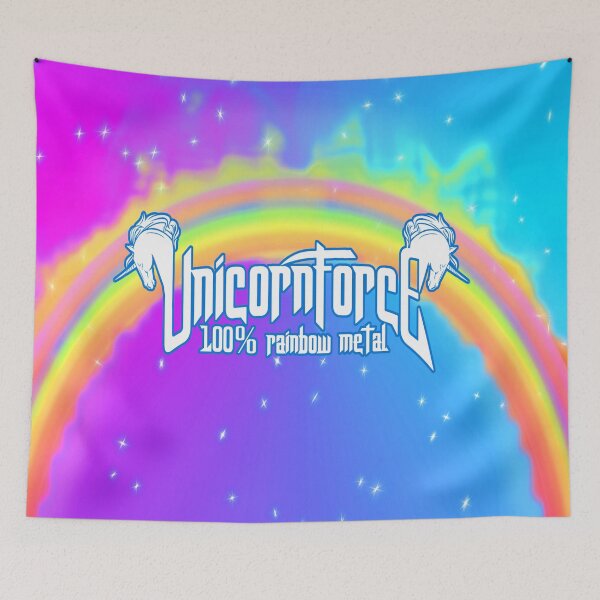 Item preview, UnicornForce 100% Rainbow Metal designed and sold by LuisIPT.