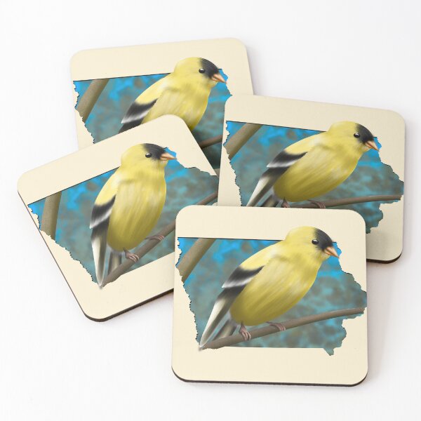 Item preview, An American Goldfinch in Iowa designed and sold by DesertG.