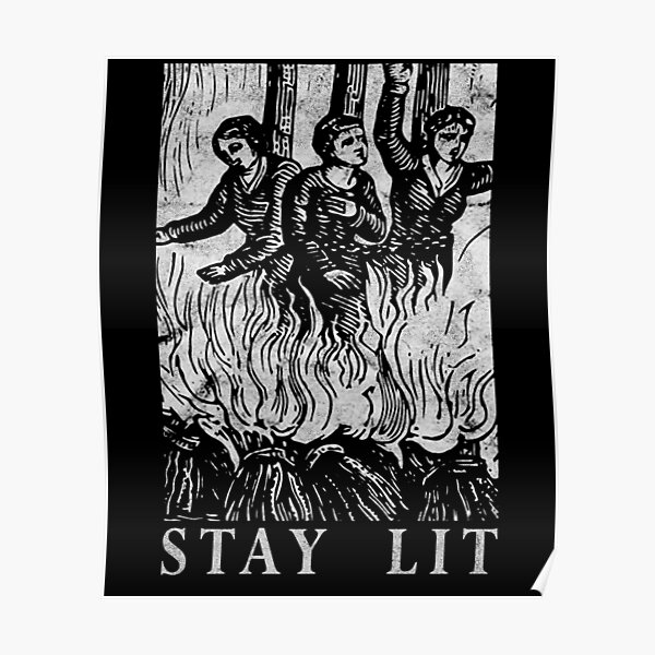 Stay Lit Occult Tank Top - Gothic Satan Witch Burn Design