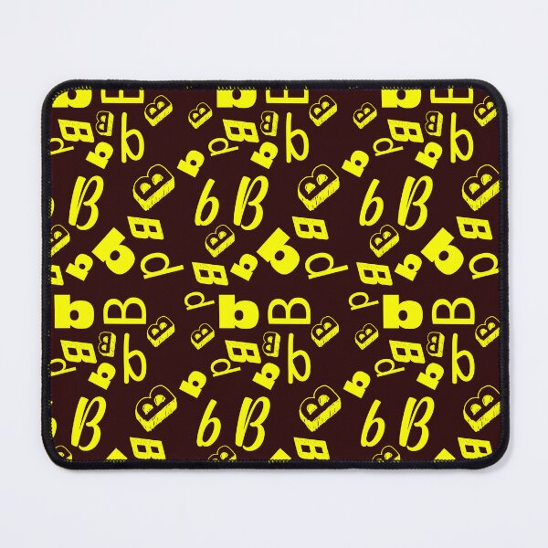 Item preview, Yellow Letter B Pattern Abstract Design designed and sold by Rell1970.