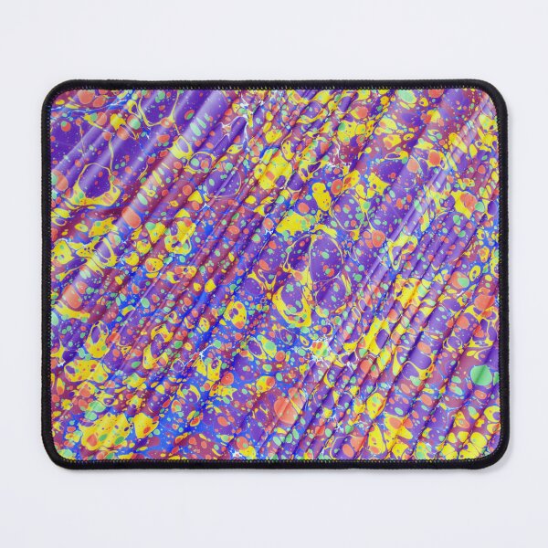 Item preview, Rainbow Spanish ripple marbled paper pattern designed and sold by Jessica Goulty.