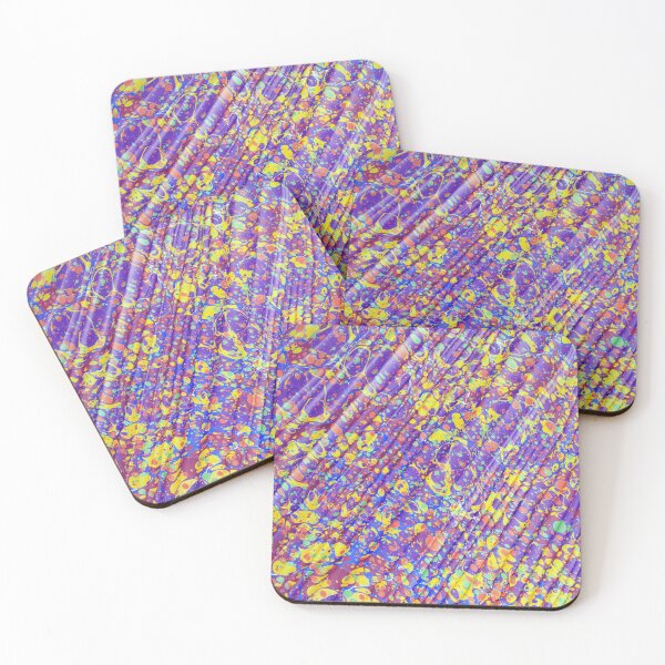 Item preview, Rainbow Spanish ripple marbled paper pattern designed and sold by Jessica Goulty.