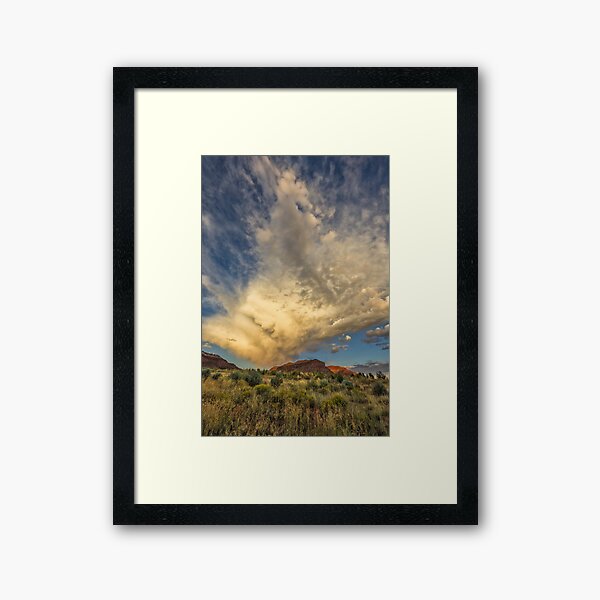 Kanab Clouds Framed Art Print