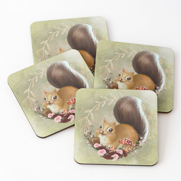 Item preview, Squirrel Enchanted Forest Fairytale  designed and sold by LouieVanille.