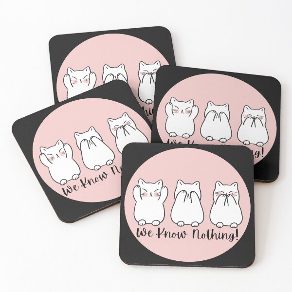 Item preview, We Know Nothing Cats designed and sold by KLWBDesigns.
