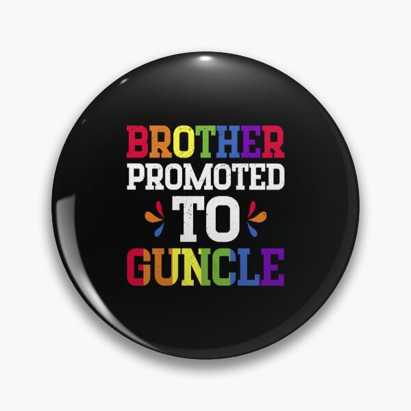 Item preview, Brother Promoted To Guncle Funny LGBTQ Rainbow Pride designed and sold by haselshirt.