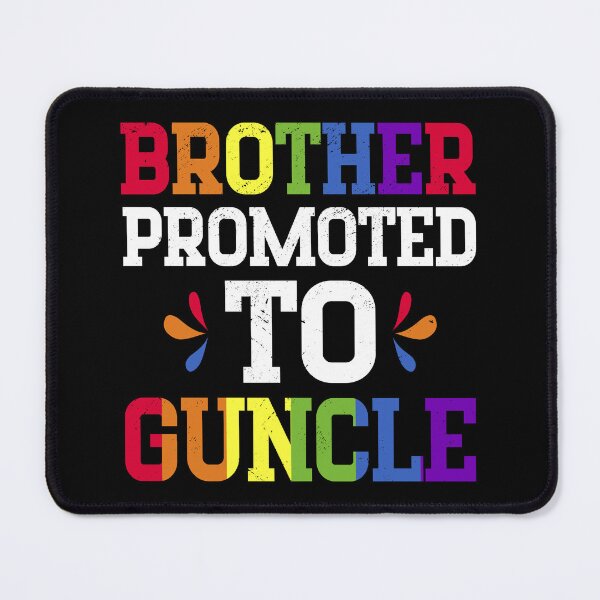 Item preview, Brother Promoted To Guncle Funny LGBTQ Rainbow Pride designed and sold by haselshirt.