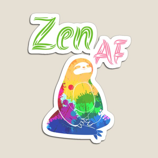 pereza arco iris Zen AF Imán